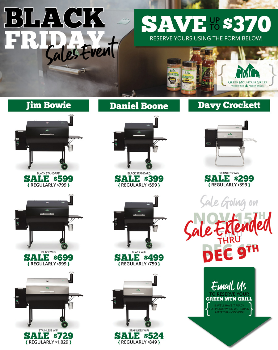 Green mountain grill clearance prices